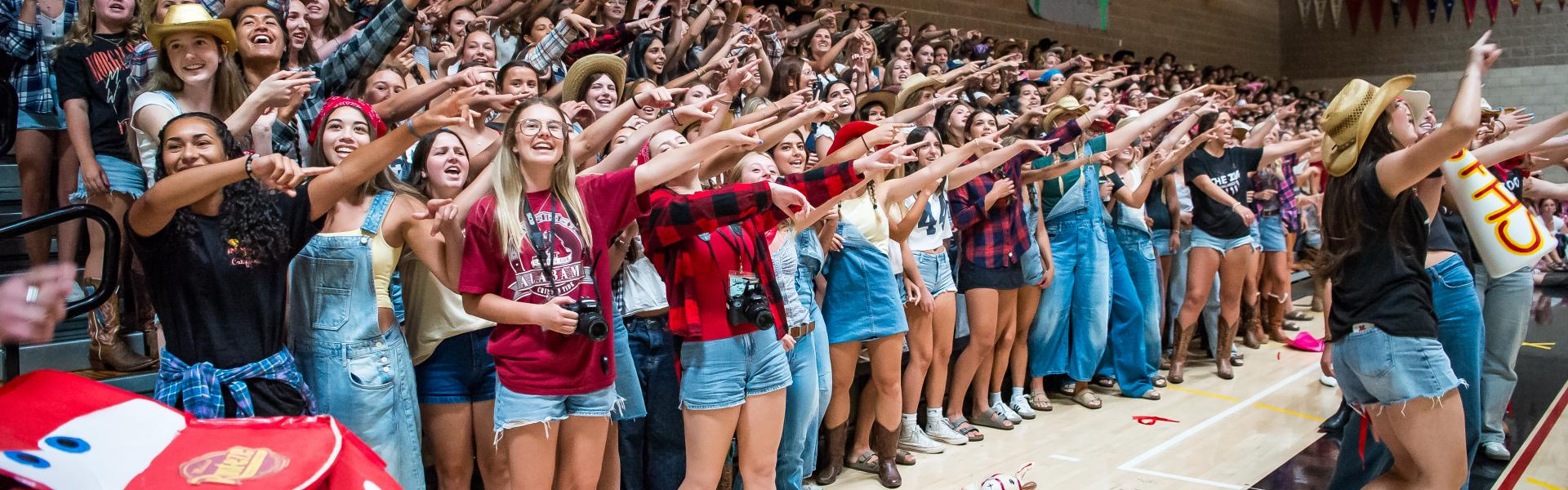Class of 2027 at SFHS Welcome Rally