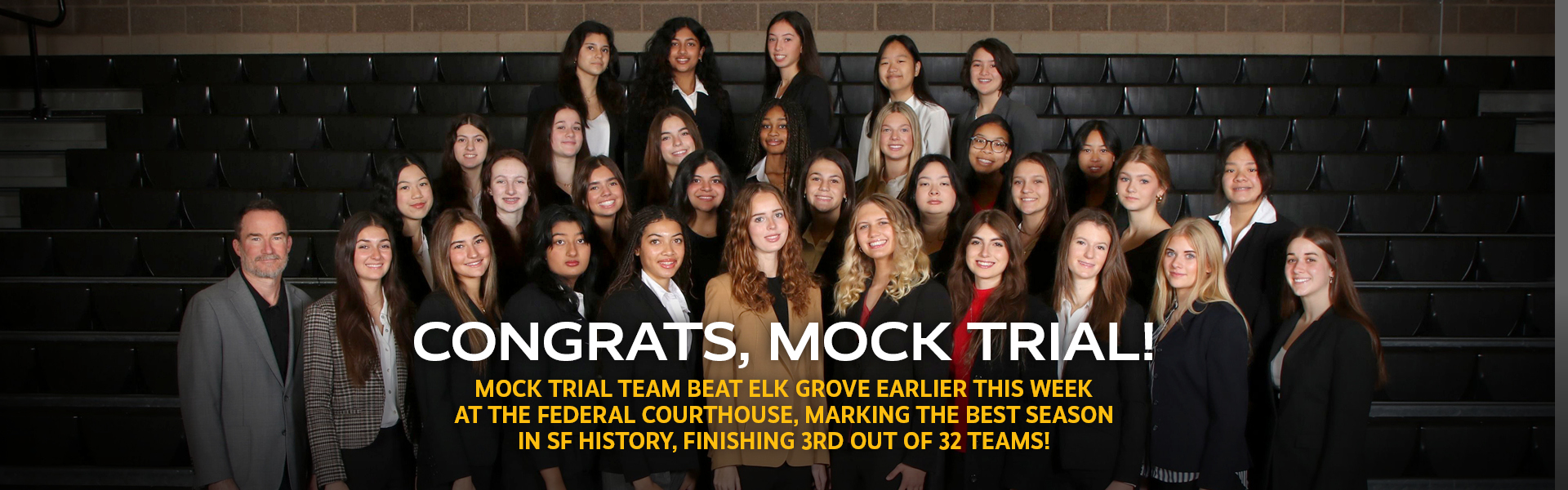 Mock Trial Wins. St. Francis Catholic High School Sacramento, CA