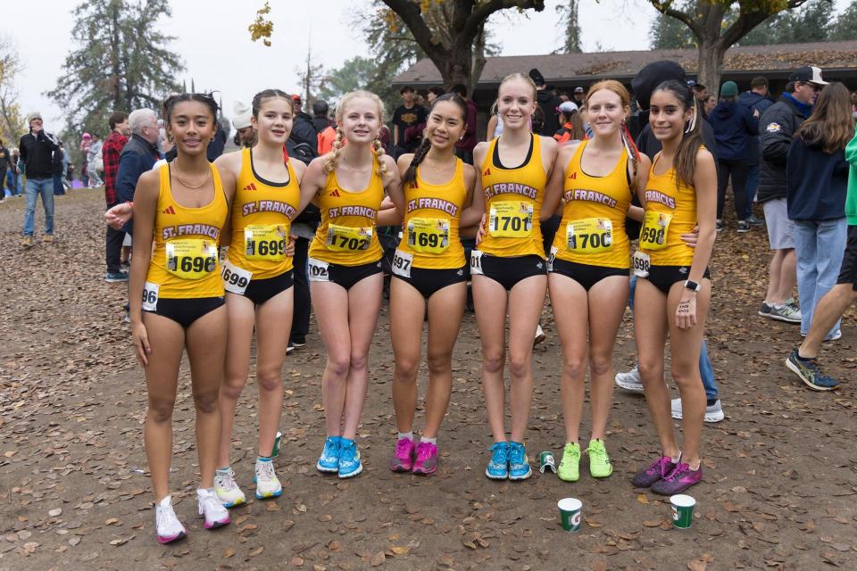 St. Francis repeats seventh place at state XC championship