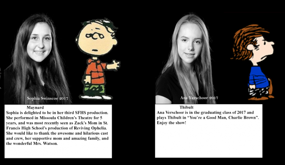 Maynard: Peppermint Patty's school tutor. His condescending attitude is apparent from the start when he asks Peppermint Patty, "Are you the dumb one?", and tells her, the teachers always gives her a D-, because they all hate her.

Thibault: is shorter than most of the other characters, but in spite of that, he is angry, argumentative, pugnacious, and generally unpleasant. He has sports a mullet-like haircut     