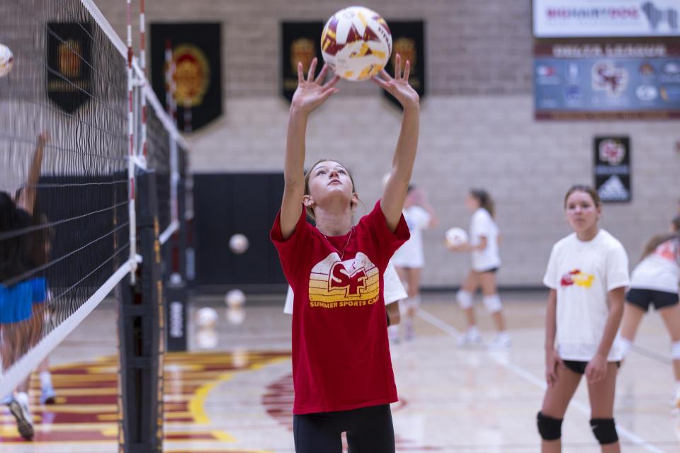 Volleyball. St. Francis Catholic High School Sacramento, CA