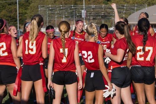 Flag Football. St. Francis Catholic High School Sacramento, CA