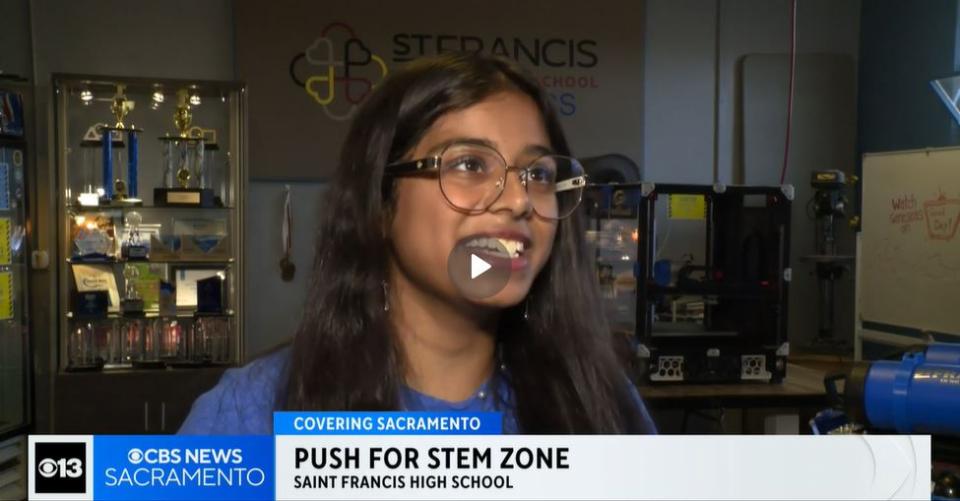 Sacramento high school aims to further STEM education with new robotics lab. St. Francis Catholic High School Sacramento, CA. 