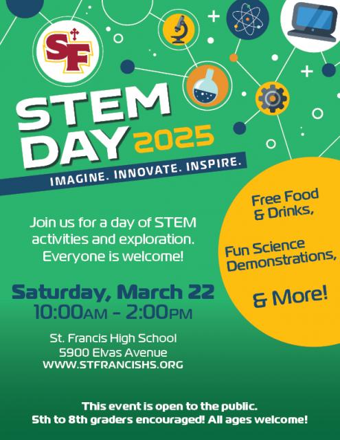 STEM Day 2025. St. Francis Catholic High School Sacramento, CA